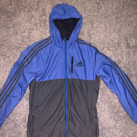 Blue adidas track jacket - Picture 2 of 5